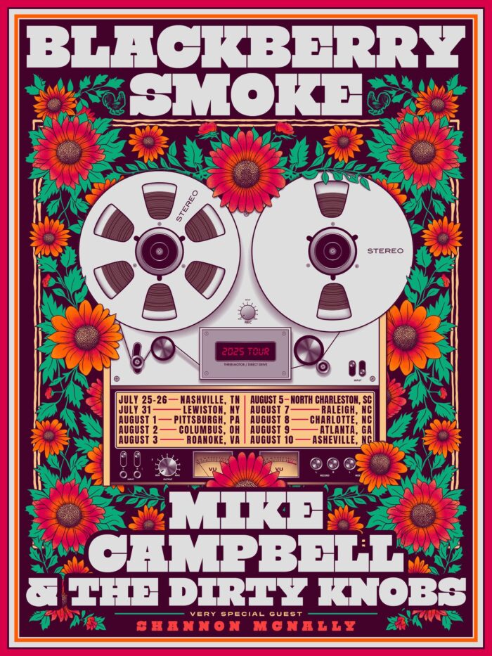 Mike Campbell & The Dirty Knobs 2026 live concert poster
